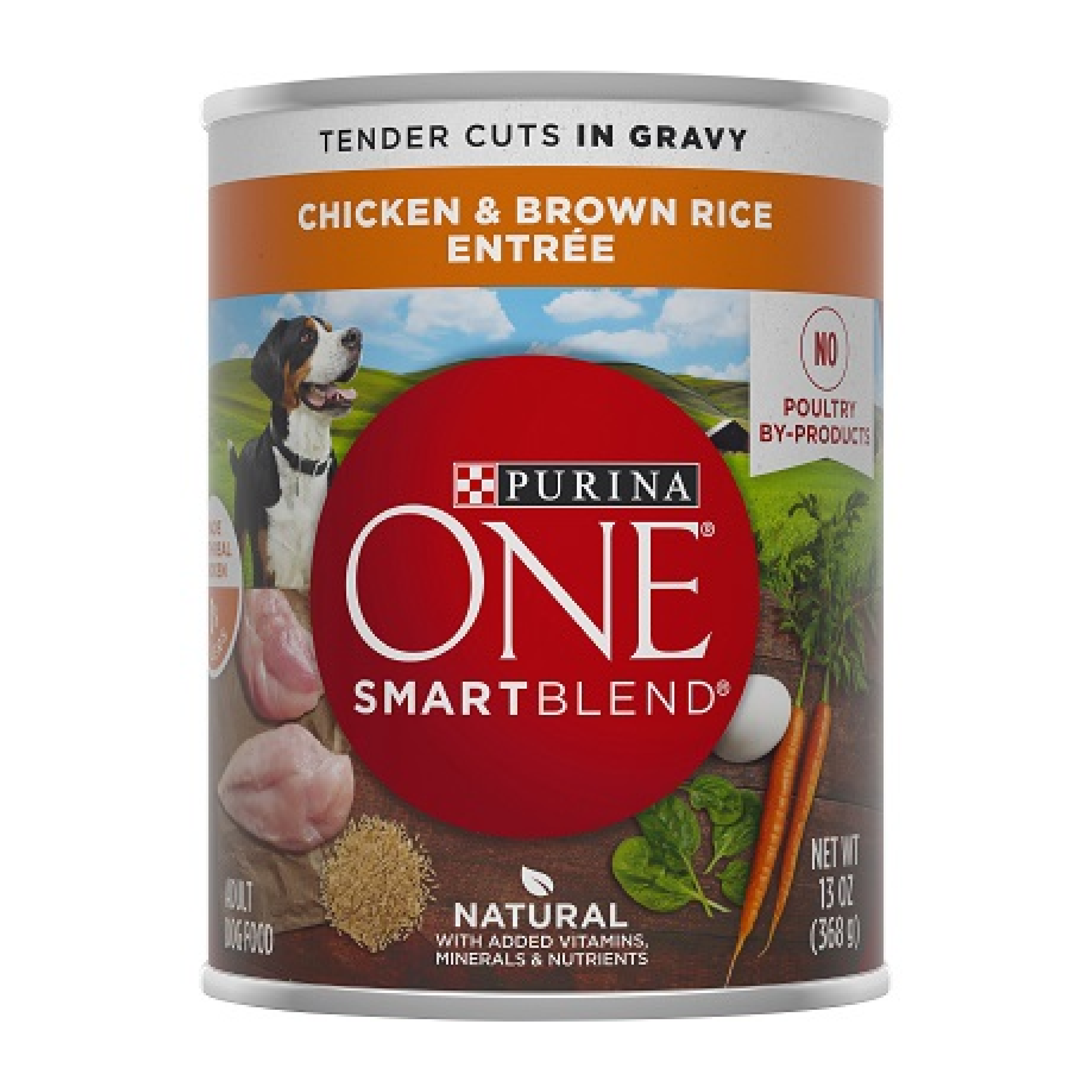 Purina One Tender Cuts In Gravy Chicken & Brown Rice Entree 13oz