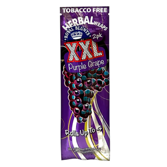 Royal Blunts XXL Purple Grape Herbal Wraps 2pk