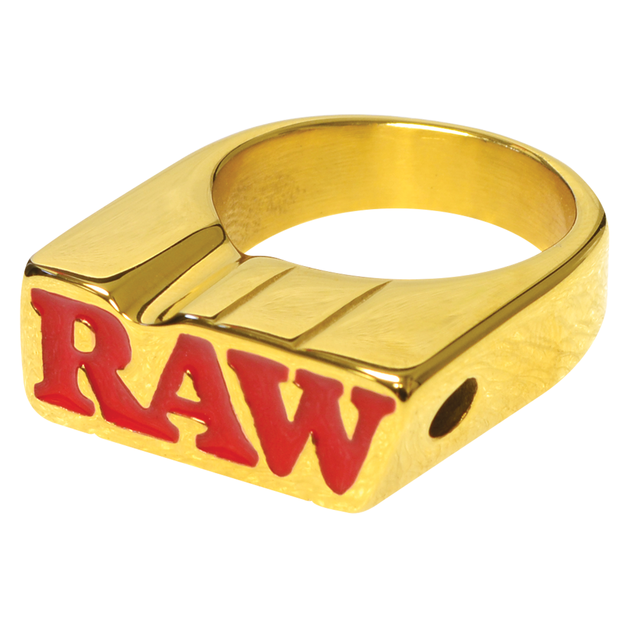 RAW Gold Finish Smoke Ring