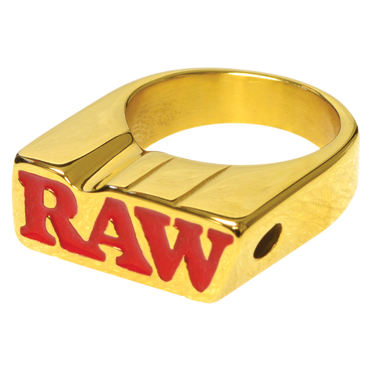 RAW Gold Finish Smoke Ring
