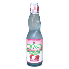 Hana Ramune Lychee Carbonated Soft Drink 200ml (Japan)