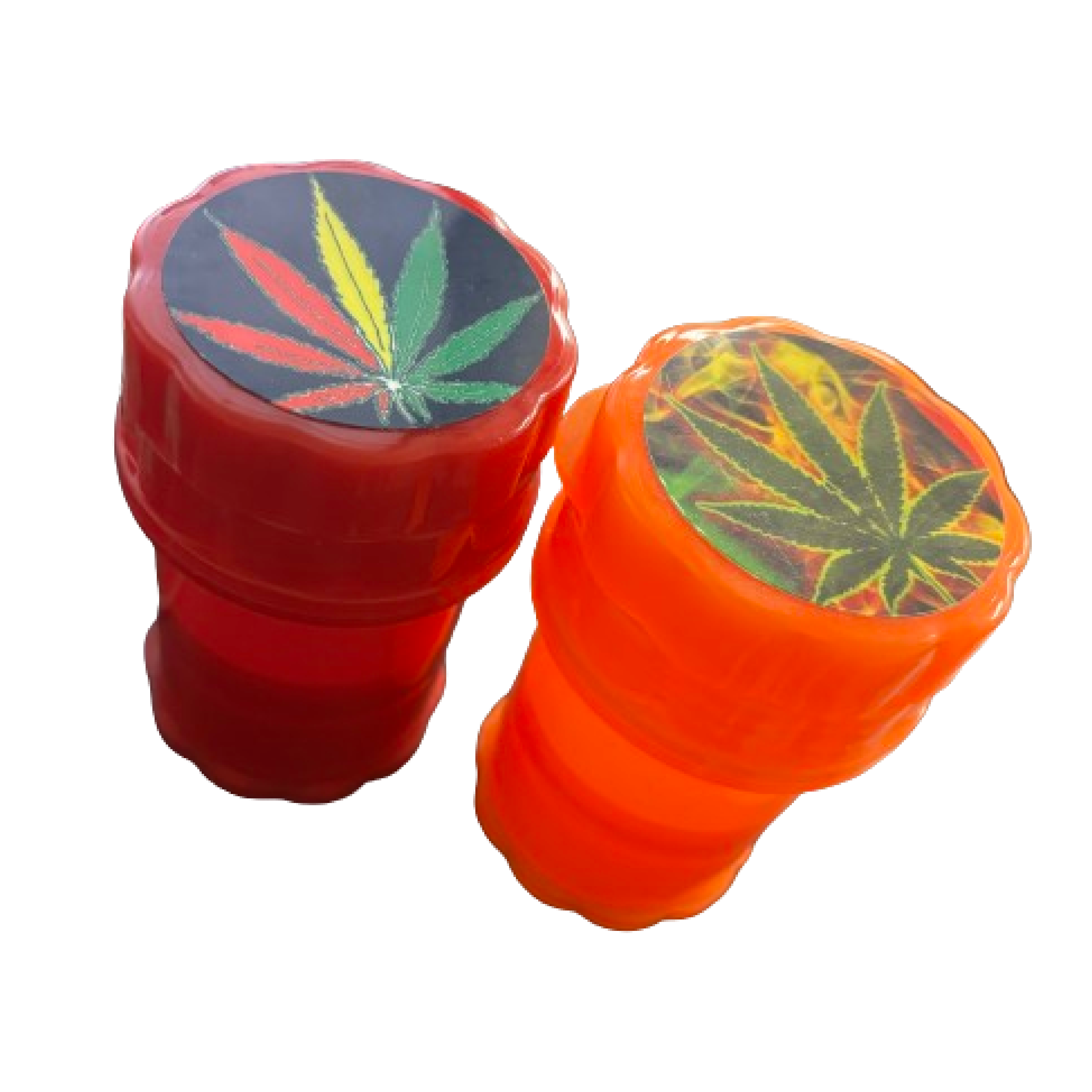 Weed Leaf Design Medtainers