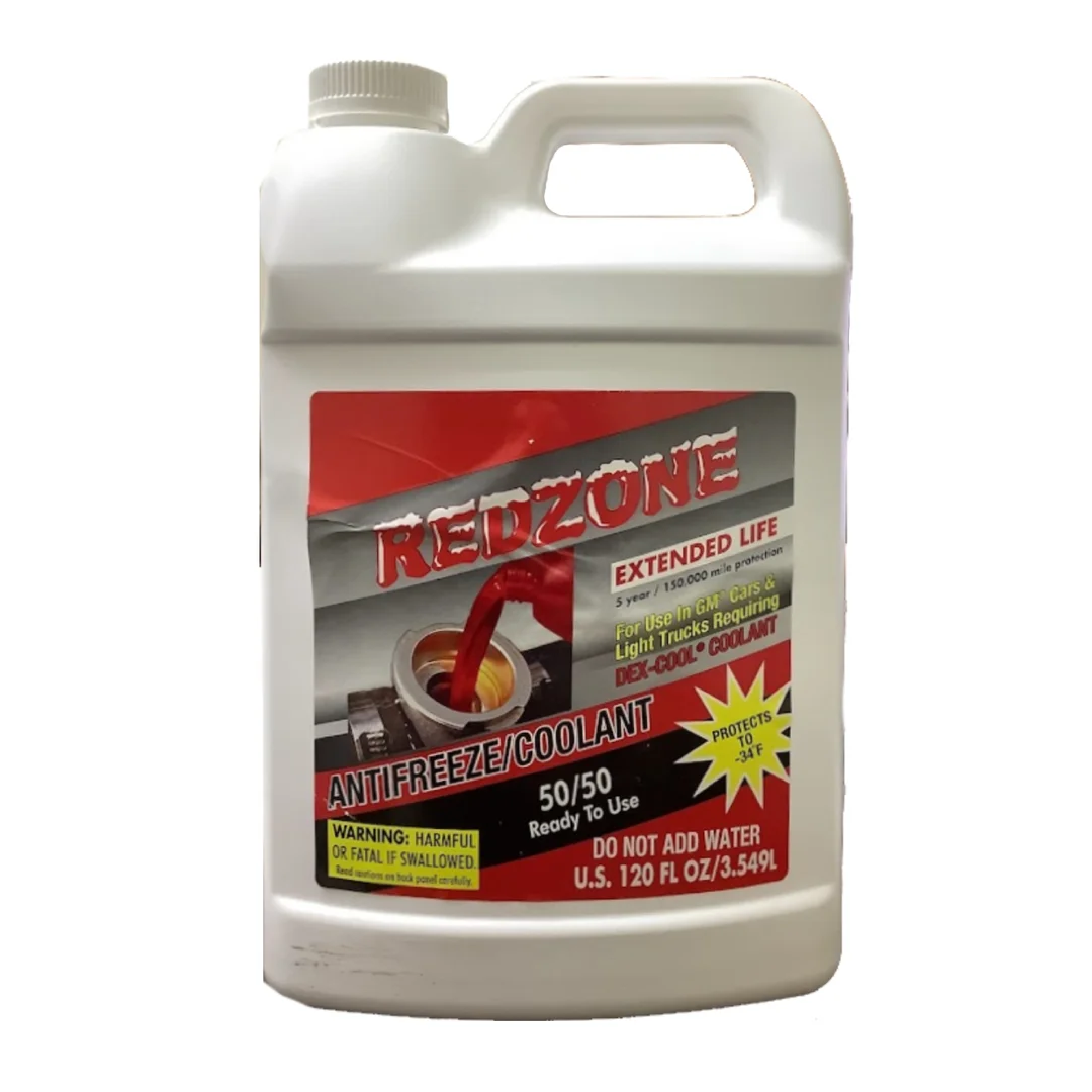 Red Zone Antifreeze 50/50 Extended Life 120 fl oz