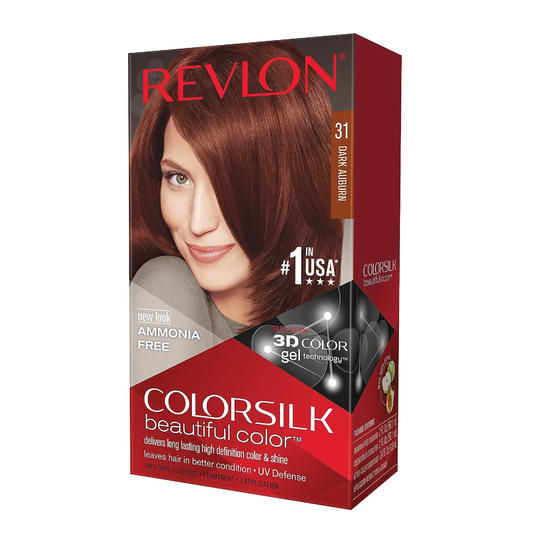 Revlon Dark Auburn Permanent Colorsilk Beautiful Color Hair Dye #31