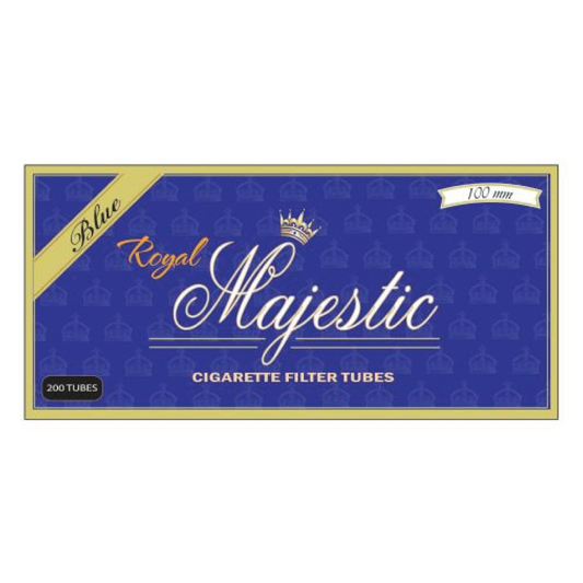 Royal Majestic 100's Blue Cigarette Tubes