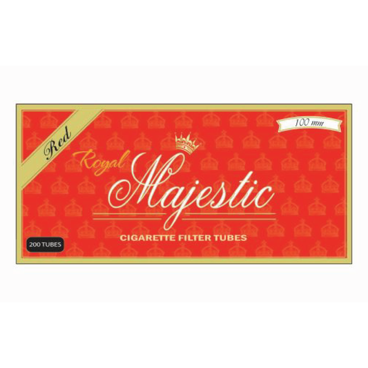 Royal Majestic 100's Red Cigarette Tubes