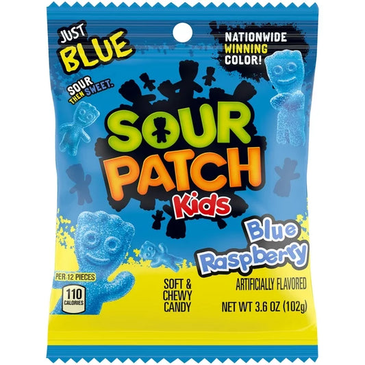 Sour Patch Kids Blue Raspberry Peg Bag 3.6oz