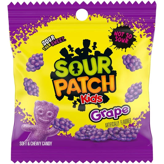 Sour Patch Kids Grape Peg Bag 3.58oz