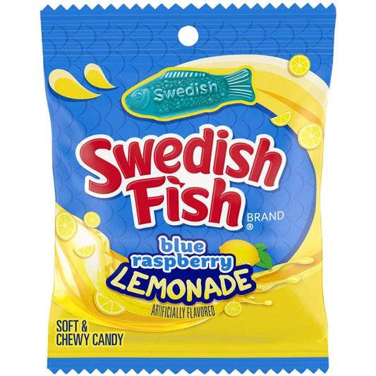 Swedish Fish Blue Raspberry Lemonade Peg Bag 3.59oz