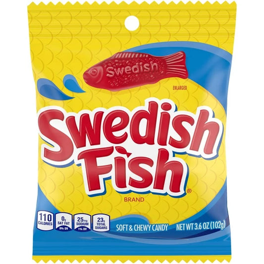 Swedish Fish Soft & Chewy Candy 3.6oz
