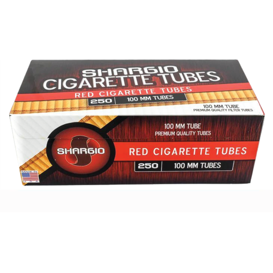 Shargio 100's Red Cigarette Tubes