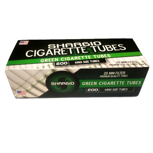 Shargio Green King Size Cigarette Tubes