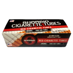 Shargio Red King Size Cigarette Tubes