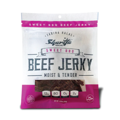 Sharifa Halal Sweet BBQ Beef Jerky 2.85oz