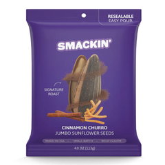 Smackin' Cinnamon Churro Jumbo Sunflower Seeds 4oz