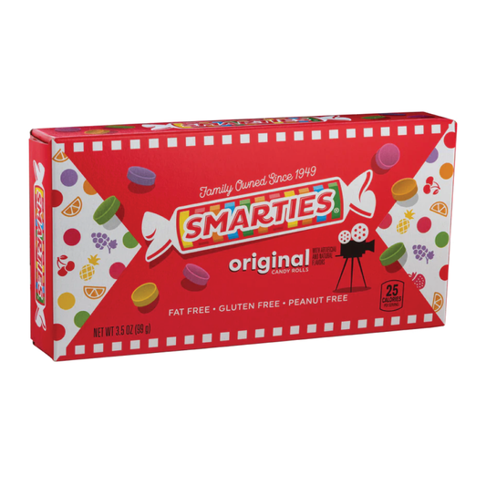 Smarties Original Candy Rolls Theater Box 3.5oz