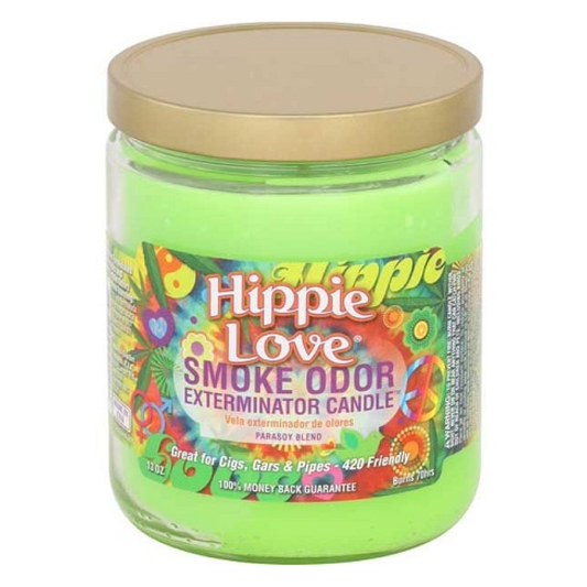 Smoke Odor Hippie Love Candle 13oz