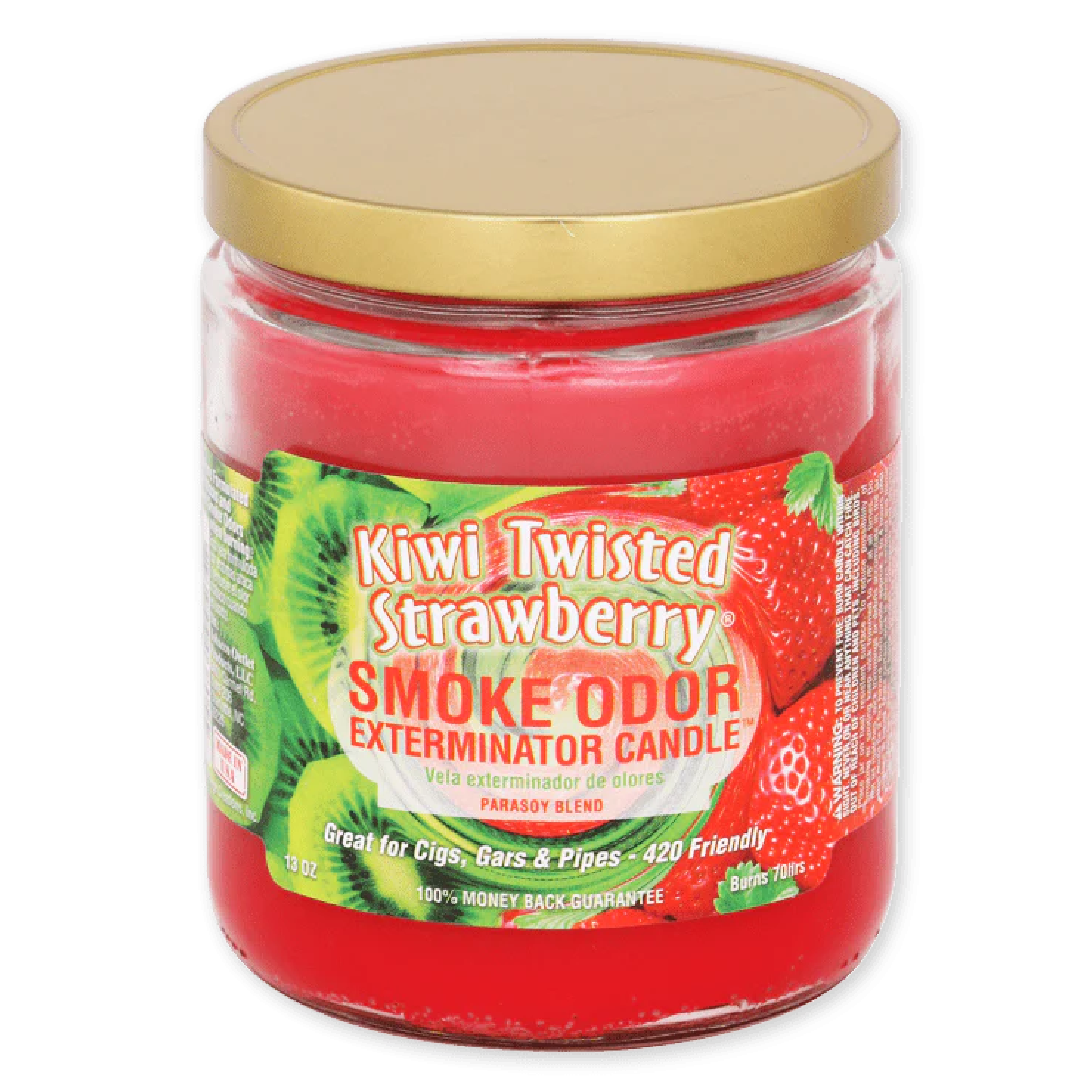 Smoke Odor Kiwi Twisted Strawberry Candle 13oz