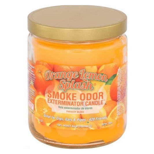 Smoke Odor Orange Lemon Splash Candle 13oz