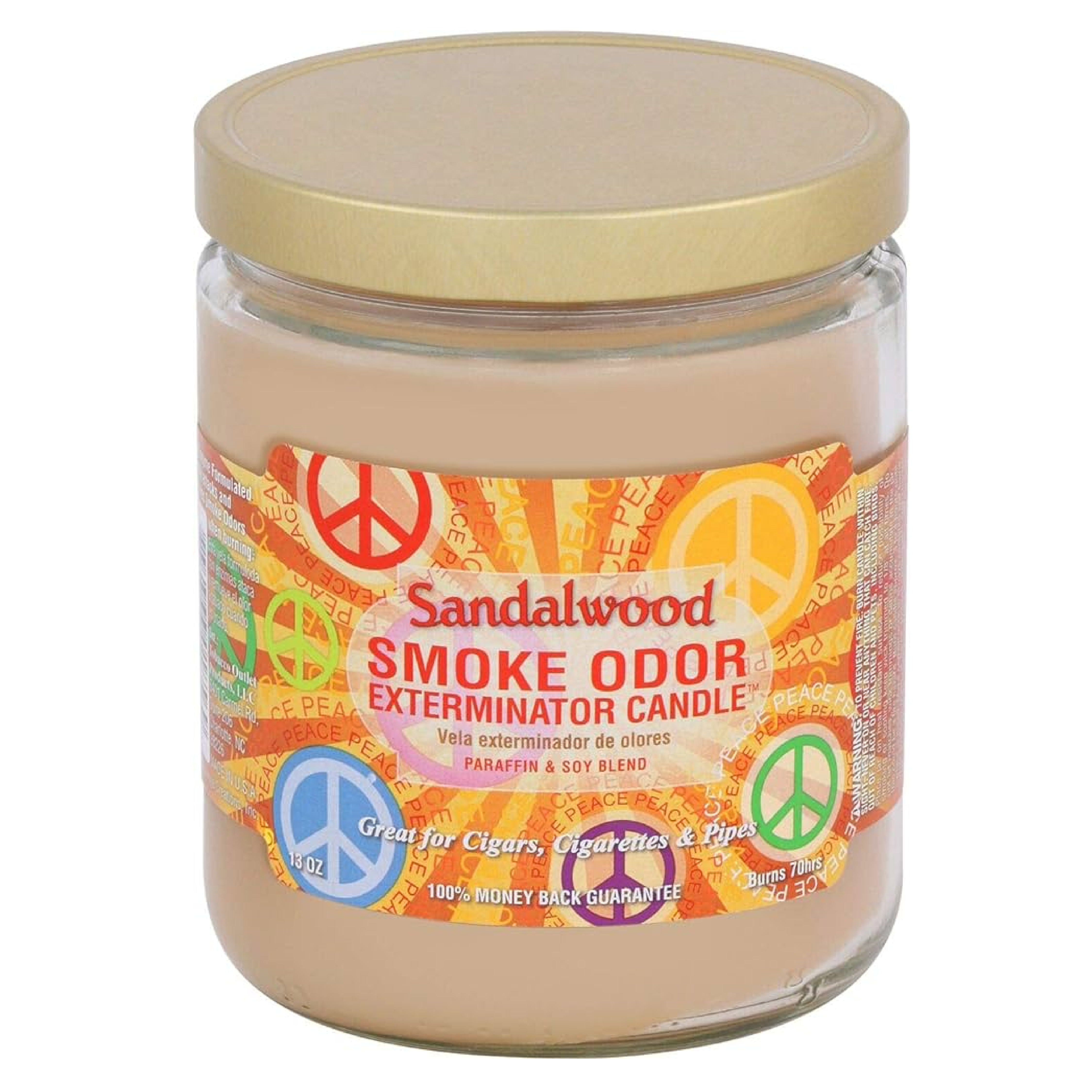 Smoke Odor Sandalwood Candle 13oz