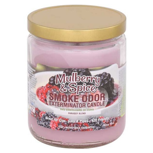 Smoke Odor Mulberry & Spice Candle 13oz