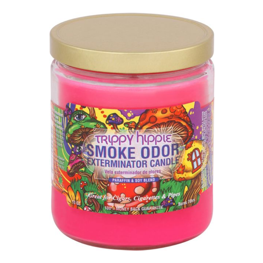 Smoke Odor Trippy Hippie Candle 13oz