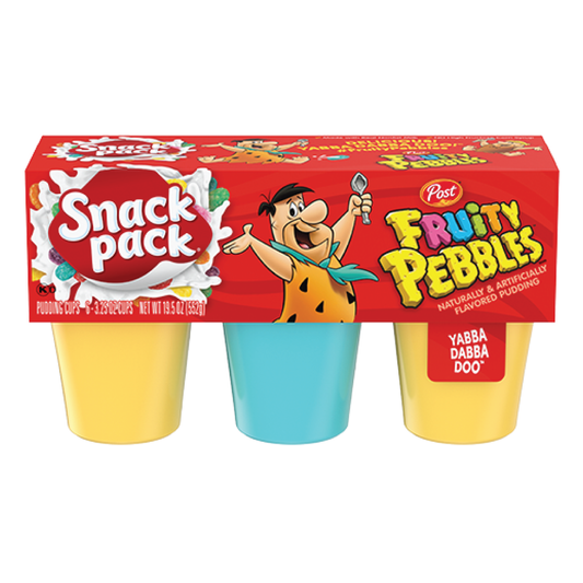 Snack Pack Fruity Pebbles Pudding 6 Pack