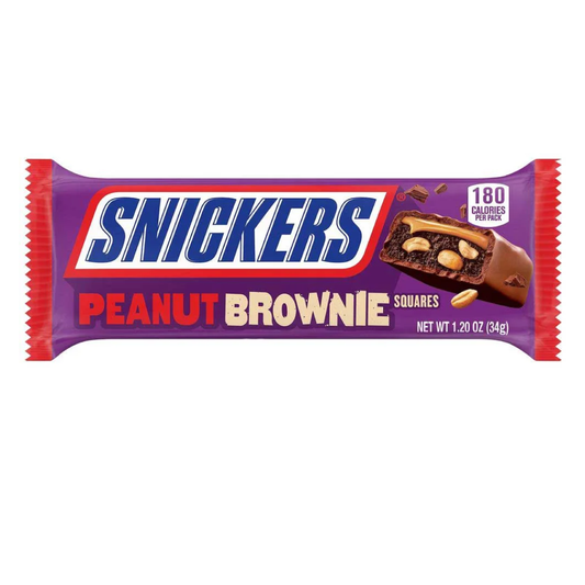 Snickers Peanut Brownie Squares Bar 1.2oz
