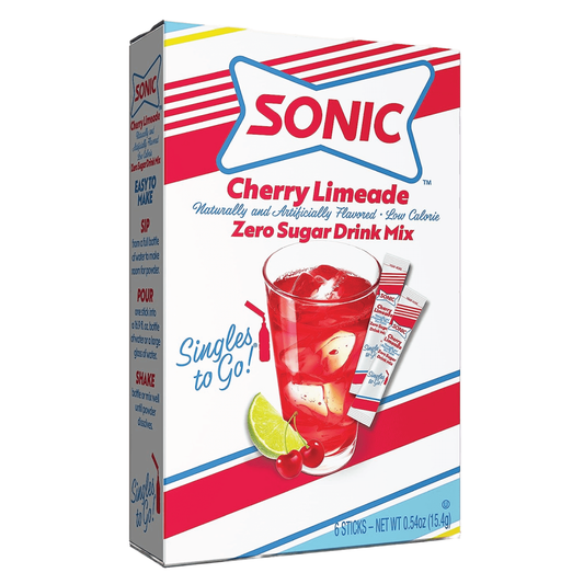 Sonic Cherry Limeade Singles To Go Drink Mix | 6 Sticks