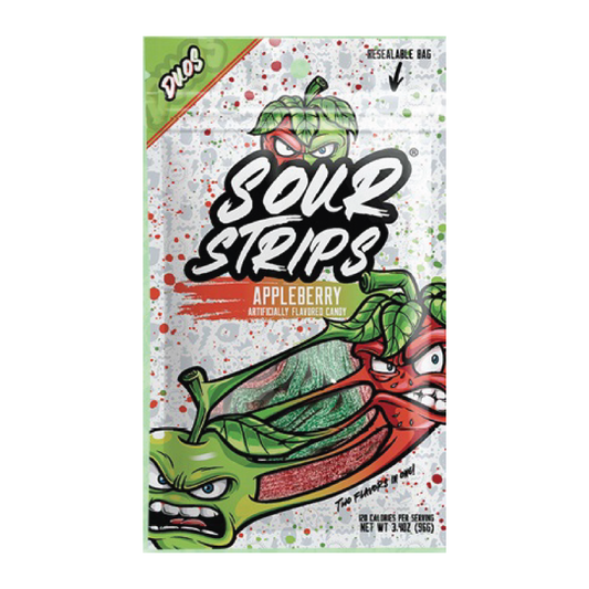 Sour Strips Appleberry Candy 3.4oz