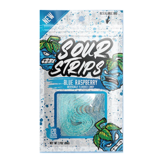 Sour Strips Blue Raspberry 3.4oz