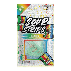 Sour Strips Rainbow Candy 3.4oz