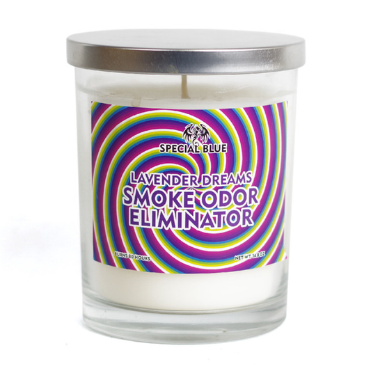 Special Blue Lavender Dreams Odor Eliminator Candle 14.8oz
