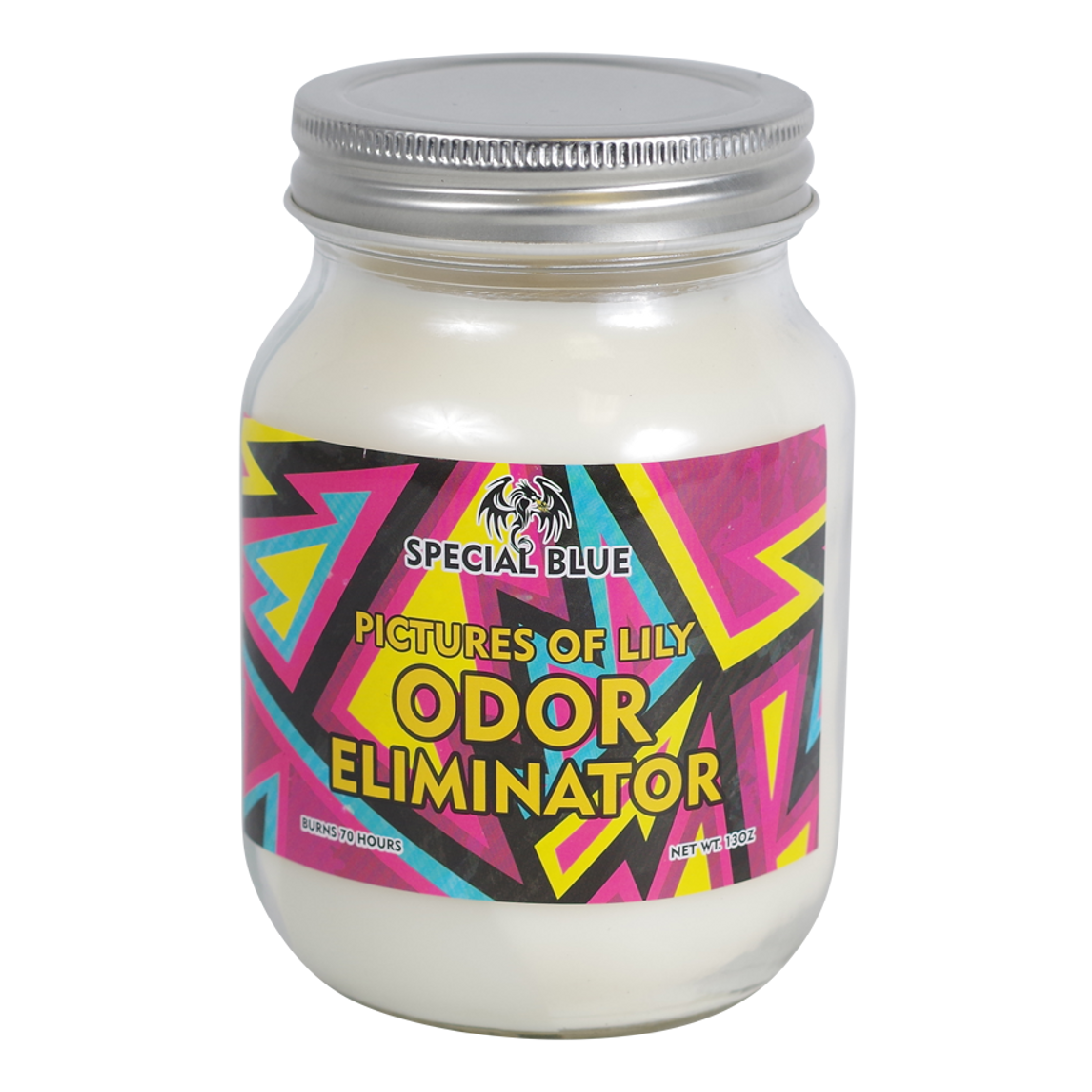 Special Blue Pictures Of Lily Odor Eliminator Candle 13oz