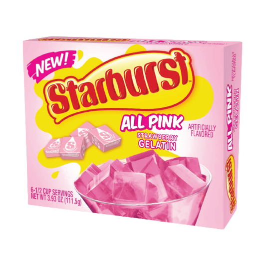 Starburst All Pink Flavored Gelatin 3.93oz