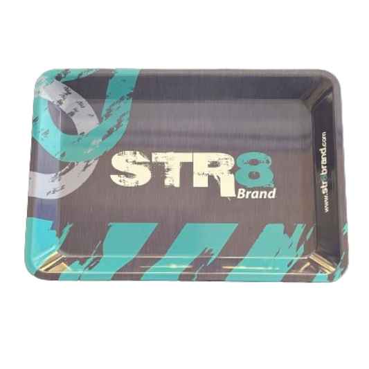 Str8 Brand Logo Small Rolling Tray