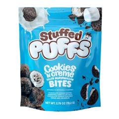 Stuffed Puffs Cookies 'N Cream Filled Marshmallow Bites 2.8oz