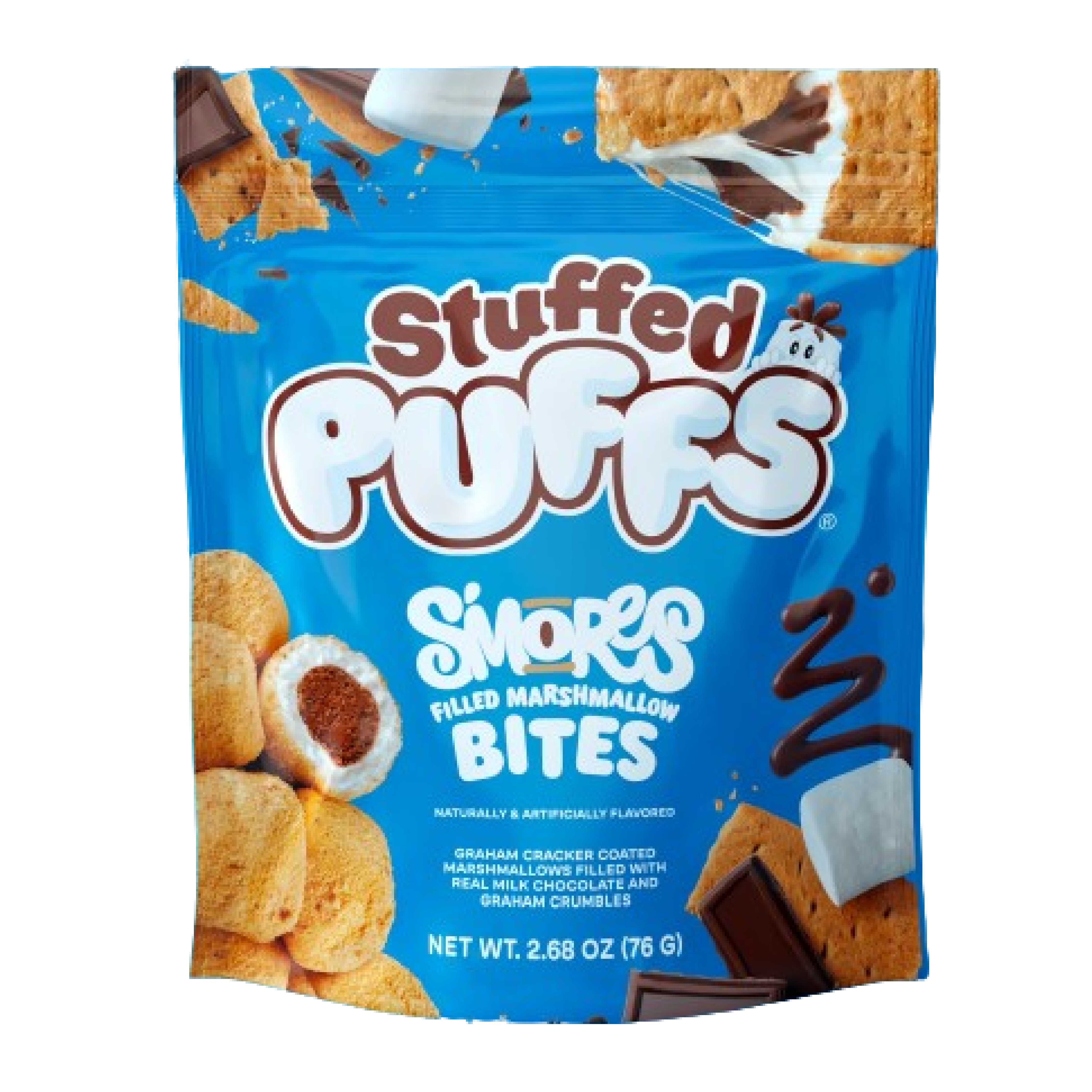 Stuffed Puffs S'mores Filled Marshmallow Bites 2.68oz