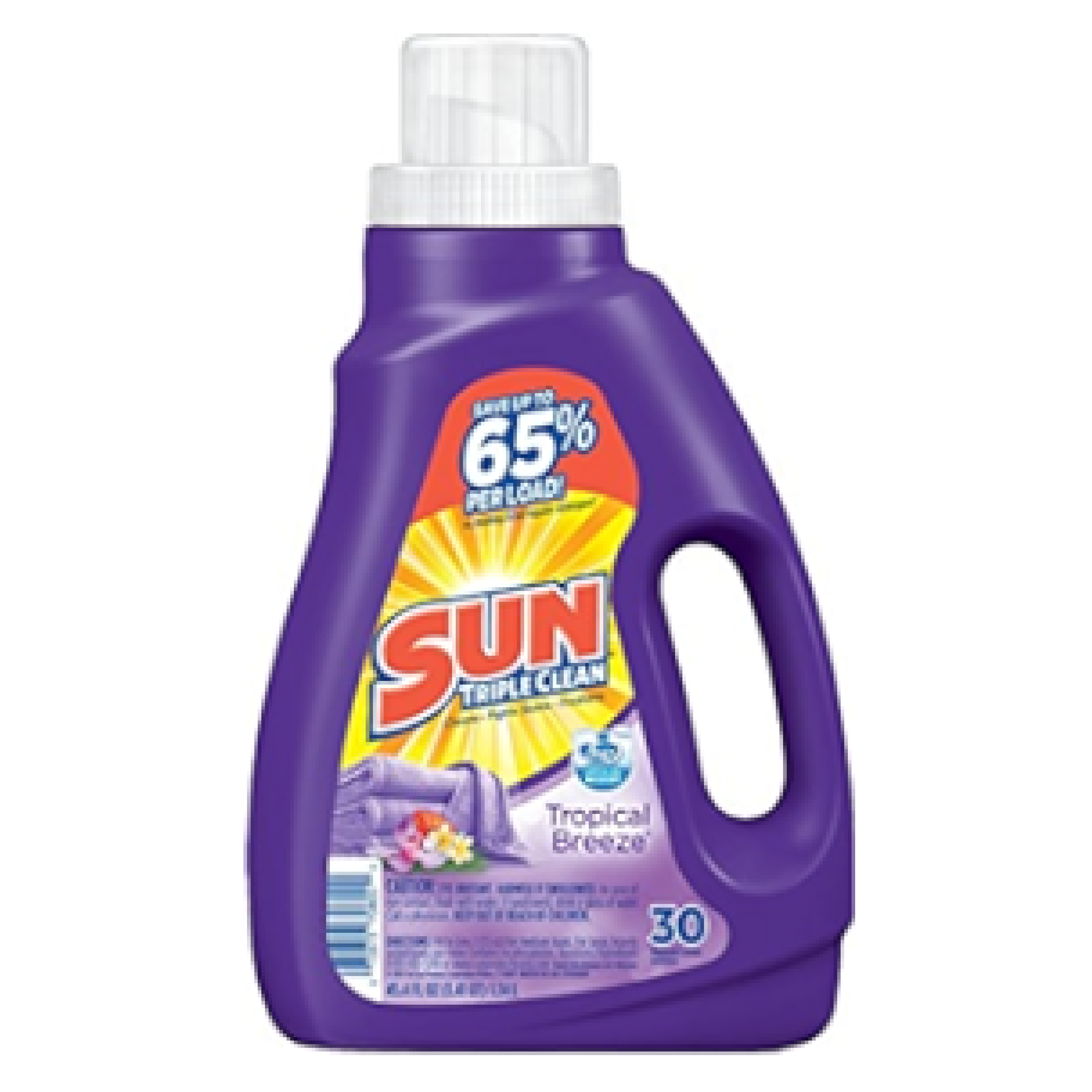 Sun Tropical Breeze Liquid Laundry Detergent 45.4oz