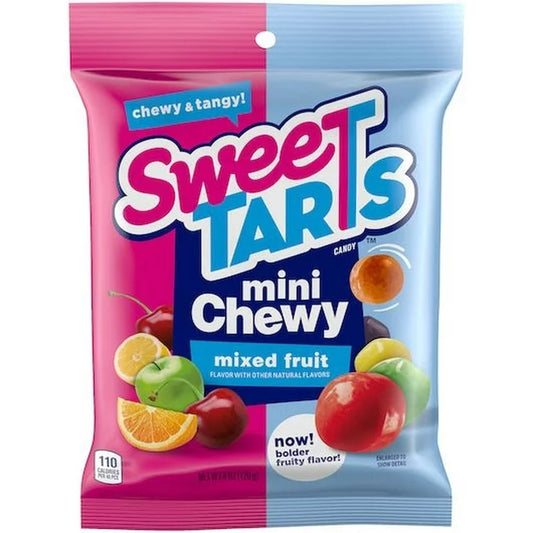 Sweetarts Mini Chewy Mixed Fruit Peg Bag 6oz