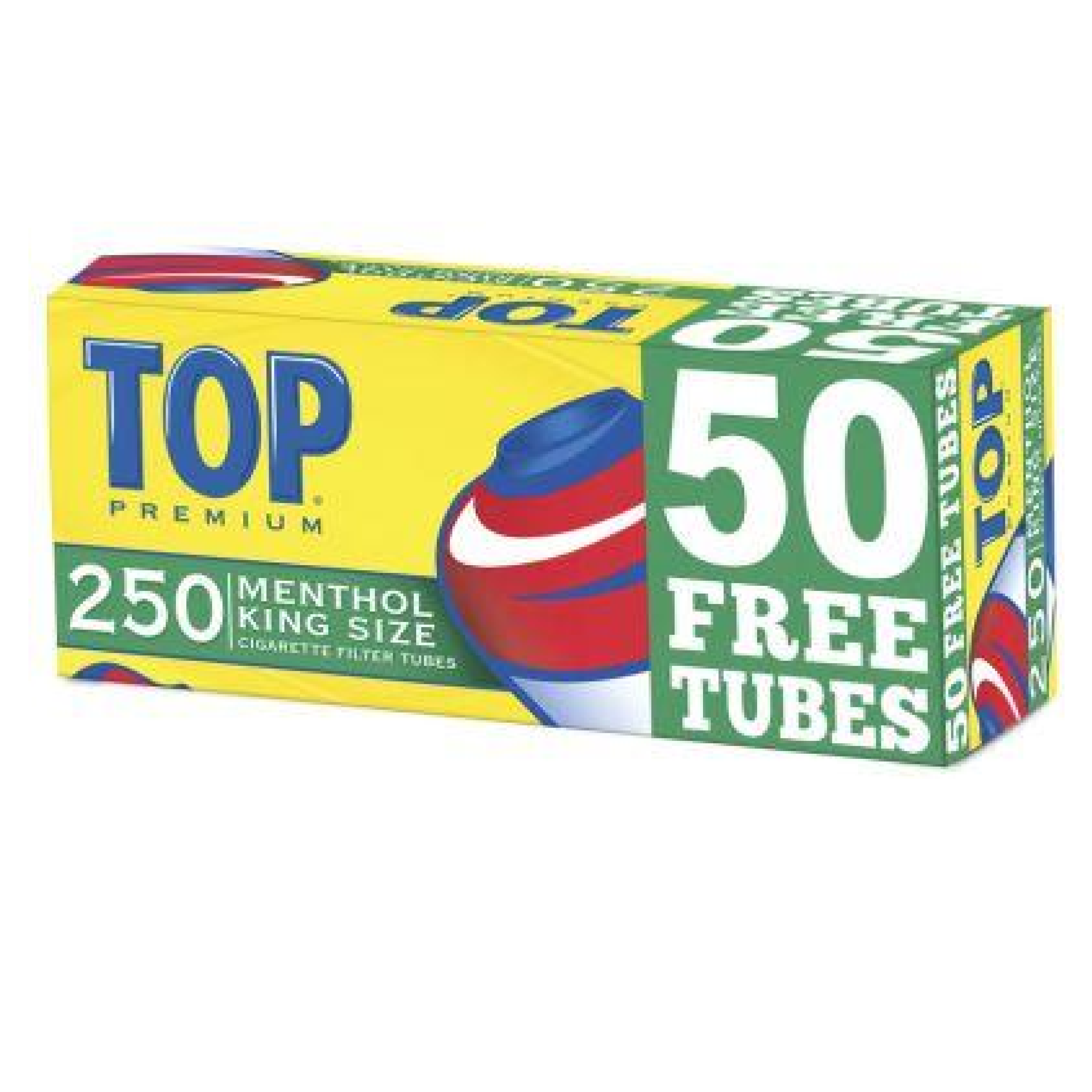 TOP Premium King Size Menthol Cigarette Tubes