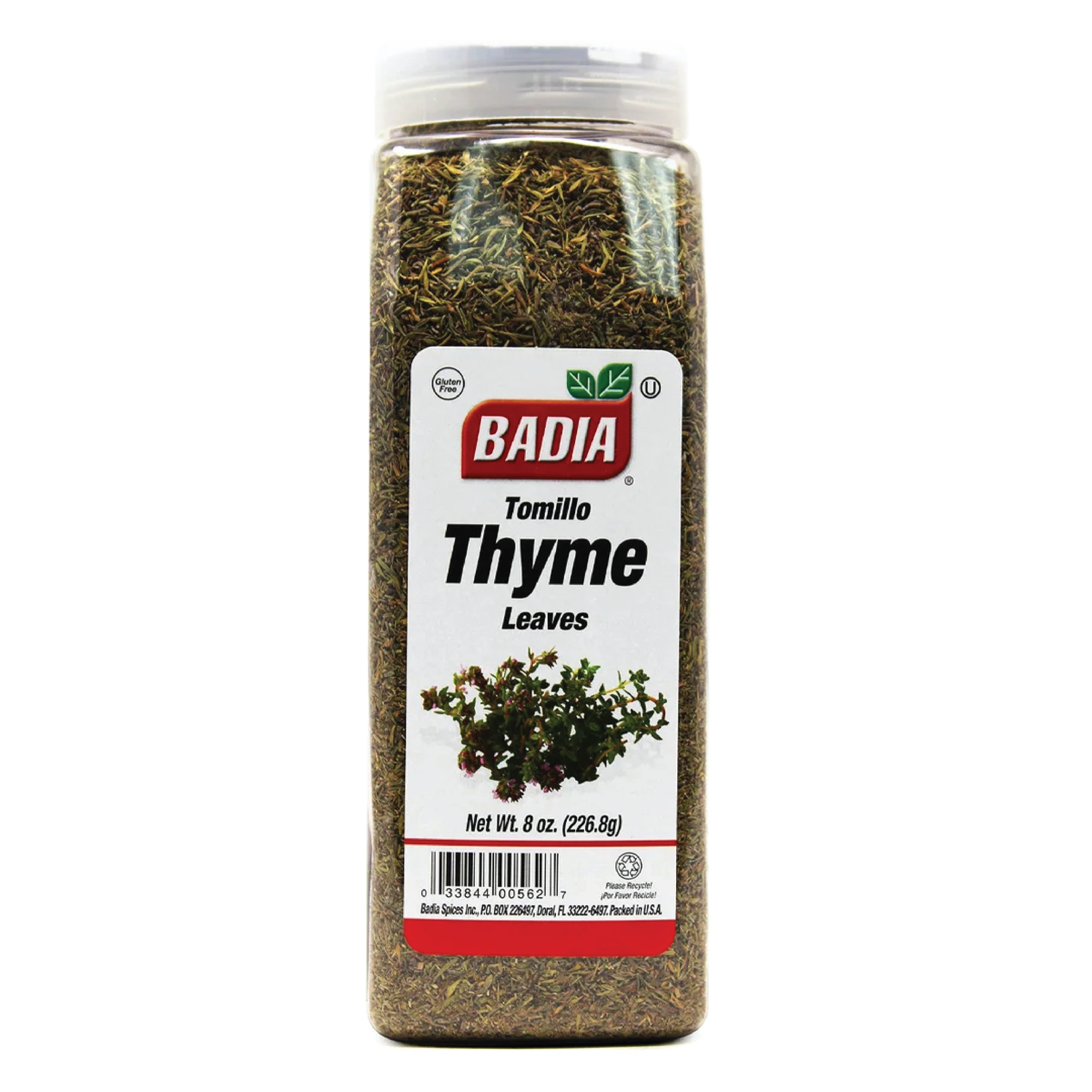 Badia Thyme Leaves Pint 8oz