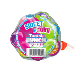 Tootsie Bunch Pops Sweet & Sour Lollipop Candy 8 Count