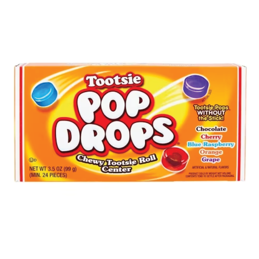 Tootsie Pop Drops Assorted Chewy Tootsie Roll Center 3.5oz