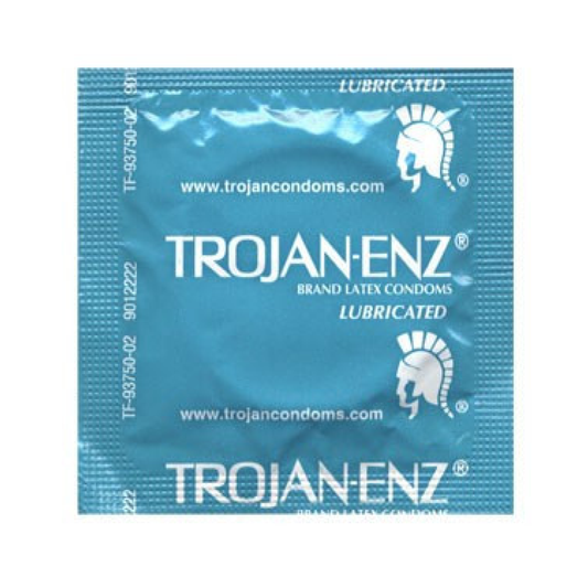 Trojan ENZ Classic Lubricated Latex Condom 1 Count