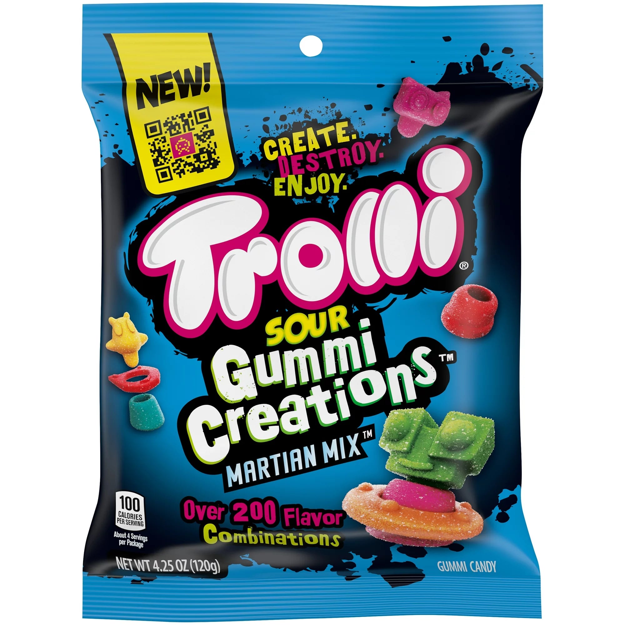 Trolli Sour Gummi Creations Peg Bag 4.25oz