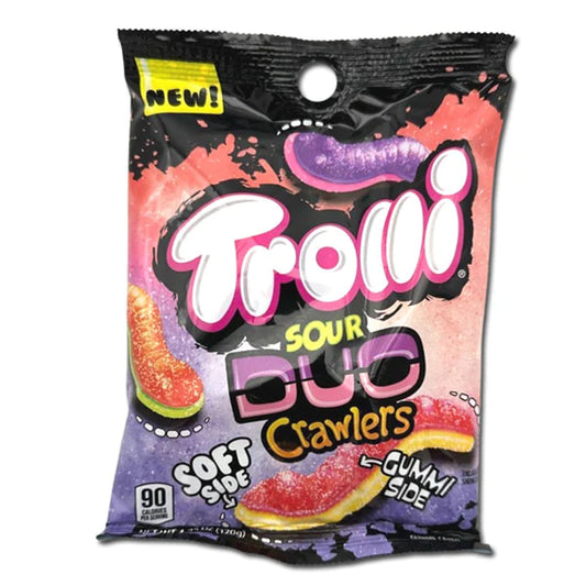 Trolli Duo Crawlers Sour Peg Bag 4.25oz