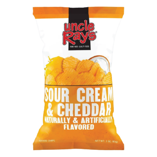 Uncle Ray's Sour Cream & Cheddar Flavored Potato Chips 4.25oz