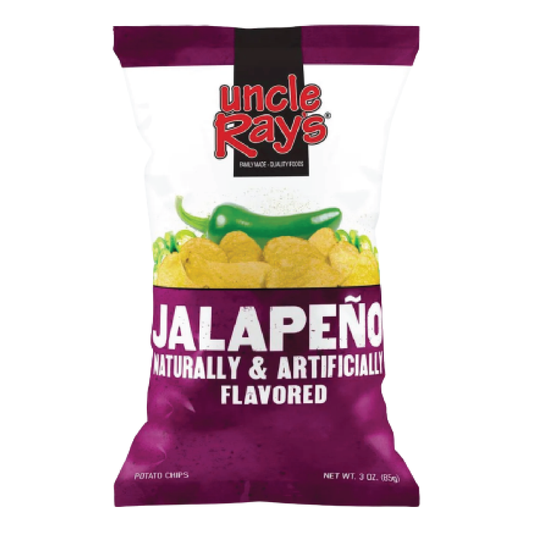 Uncle Ray's Jalapeno Flavored Potato Chips 4.25oz