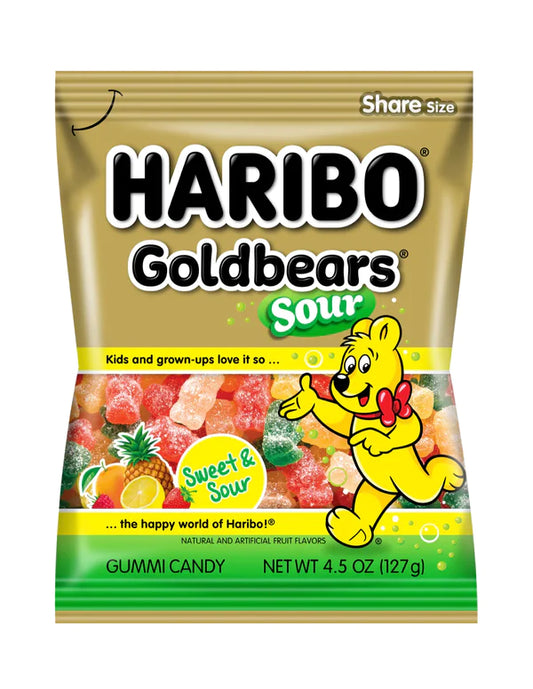 Haribo Sour Gold Bears 4.5oz